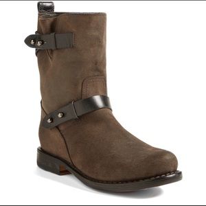 Rag and Bone Double Strap Moto Boots